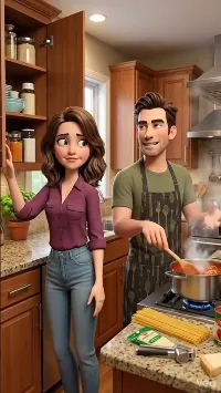 Despensa de diseño ?? #humor #hogar #ValeriayHugo #shorts #parejas #comedia #risas #orden