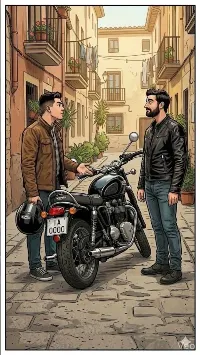 Te vendo la moto #comics #automobile