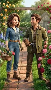 La escultura de Hugo ?? #humor #sarcasmo #ValeriayHugo #shorts #parejas #comedia #risas #jardin