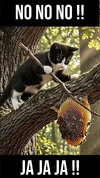 ¡Abejas al ataque! ? La broma más peligrosa  #gatitos #abejas #sustos #bromaspesadas #naturaleza